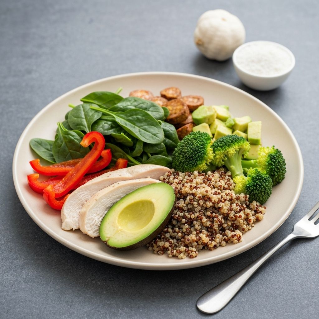 Balanced nutrition with diverse foods